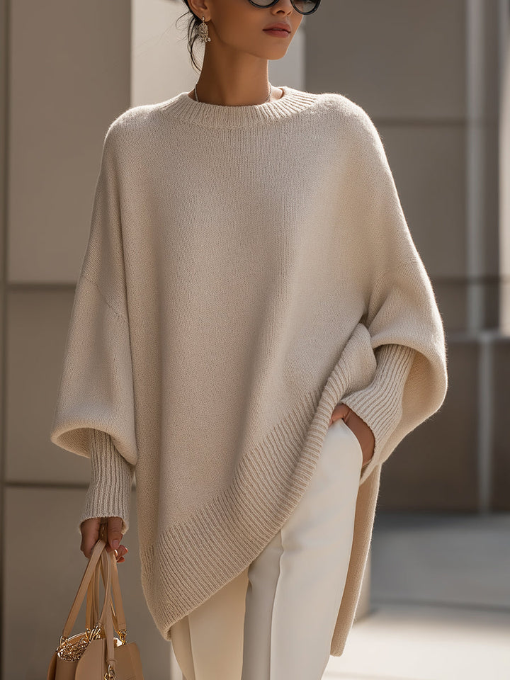 Samantha | Maglione oversize da donna con maniche a pipistrello