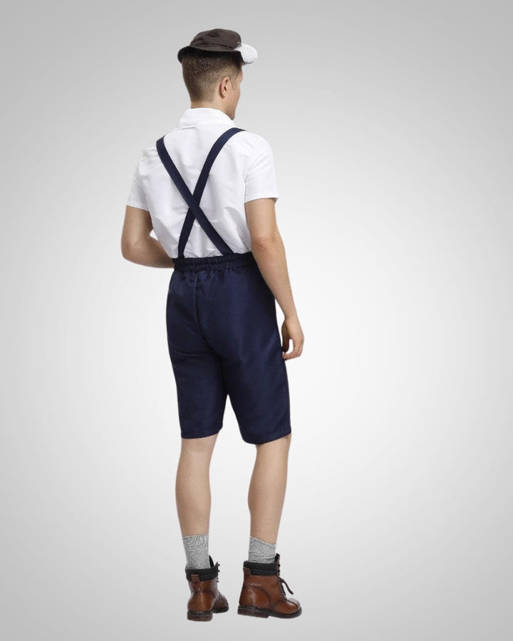 Benedikt | Lederhose courte pour homme, style Oktoberfest