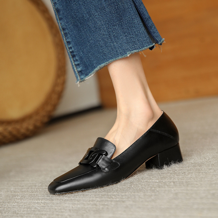 Marina | Mary Janes orthopédiques à enfiler avec talon pour femme