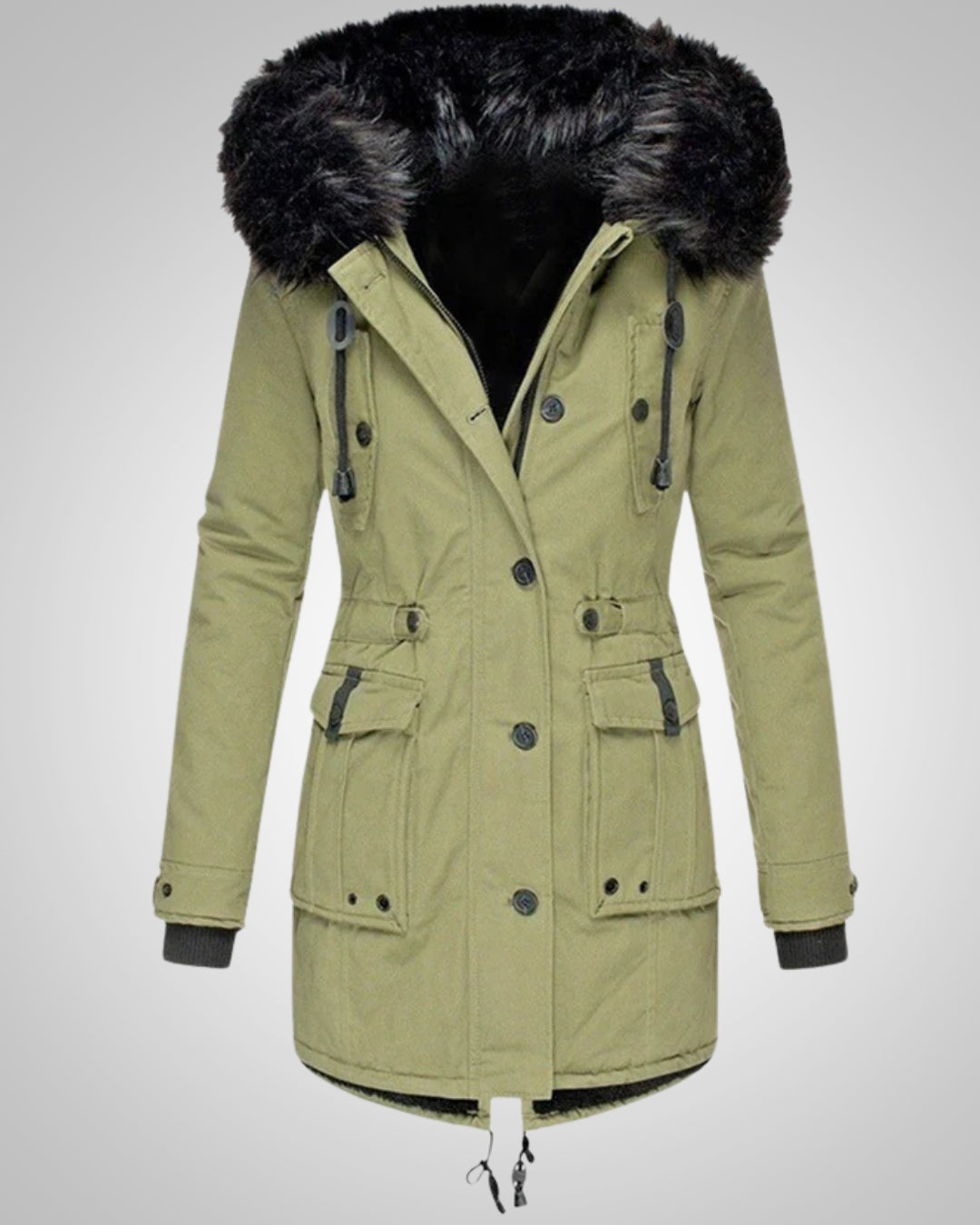 Helene | Damen Warmer Gefütterter Winterparka