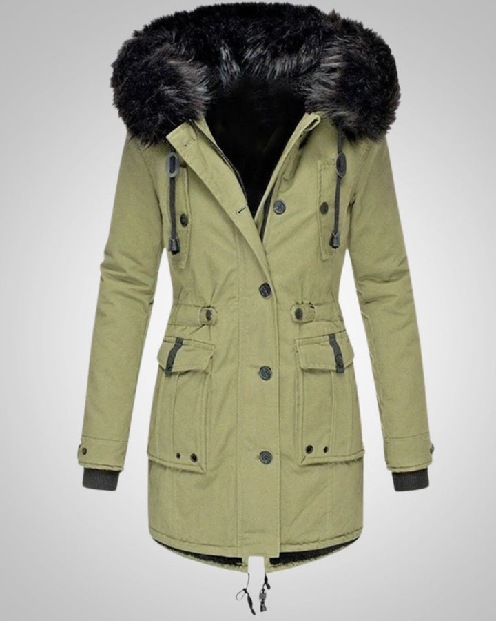 Helene | Damen Warmer Gefütterter Winterparka