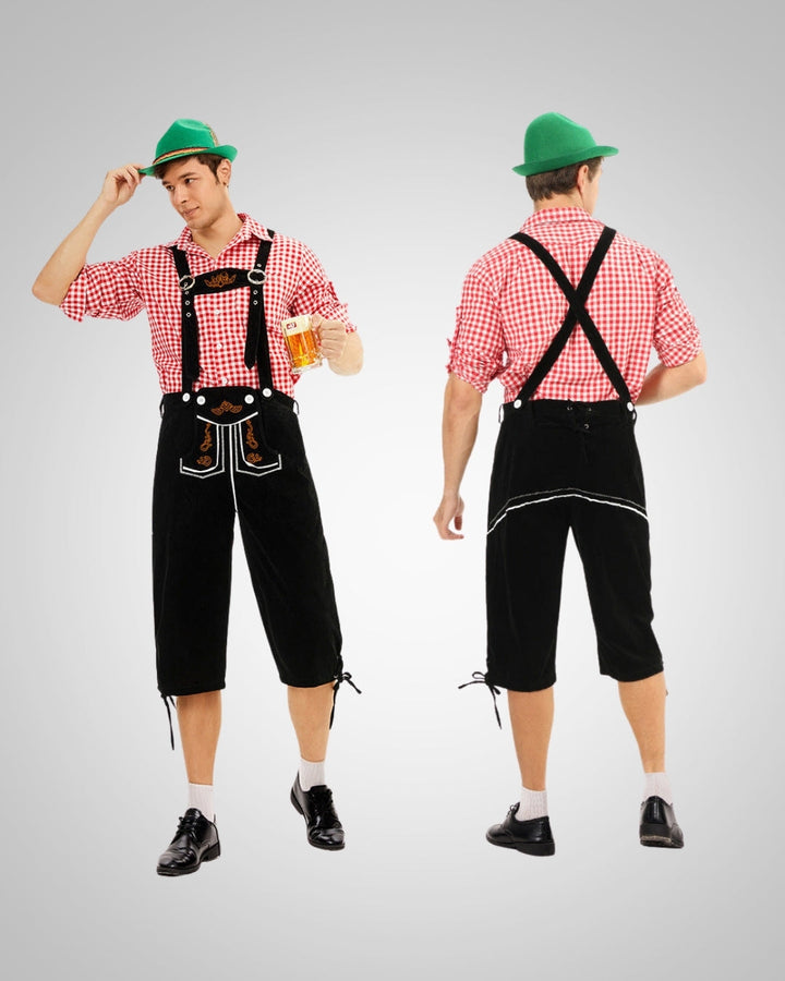 Sven | Lederhose traditionnelle pour homme, longueur genou