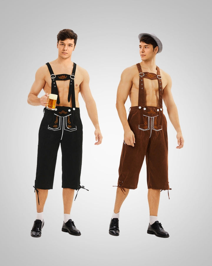 Sven | Lederhose traditionnelle pour homme, longueur genou