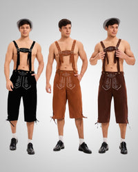 Yann | Lederhose brodée pour homme, style Oktoberfest