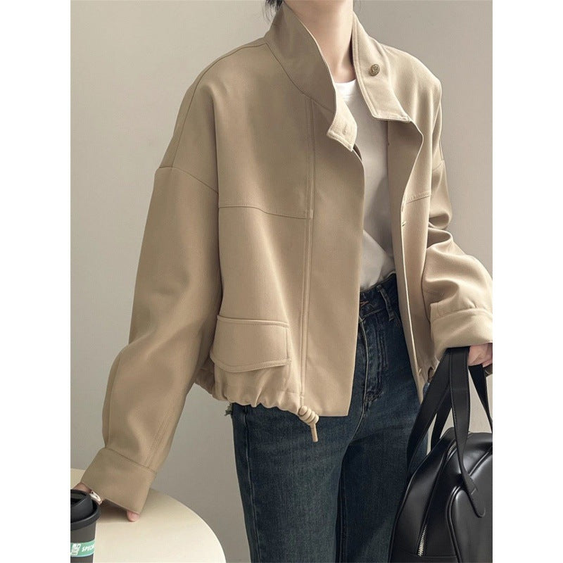 Florence | Damen Lässige Oversized Jacke mit Knopfen