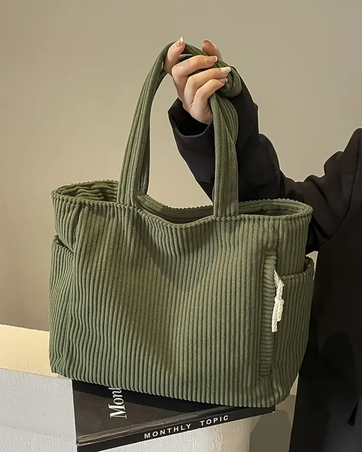 Tanja | Damen Geräumige Strukturierte Schultertasche