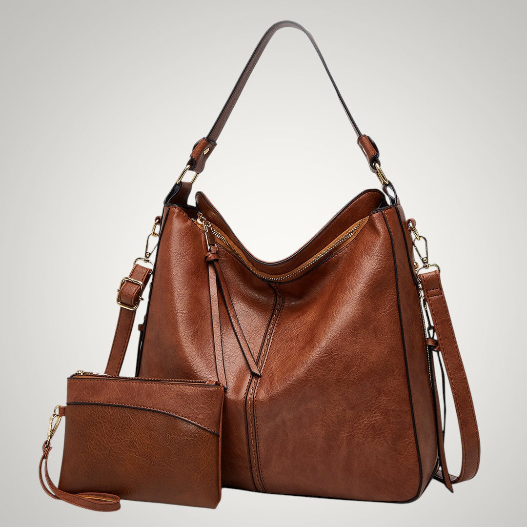 Gabriele | Damen Vielseitige Leder Schultertasche