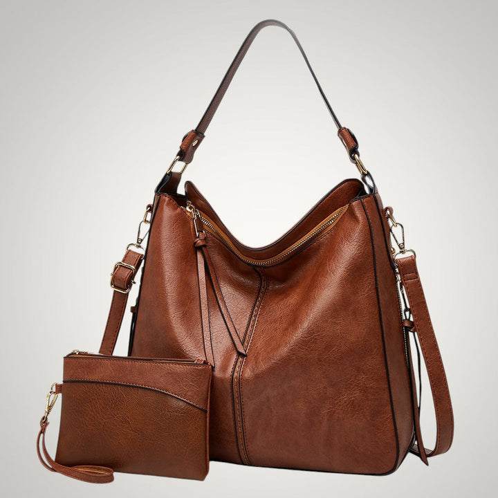 Gabriele | Damen Vielseitige Leder Schultertasche