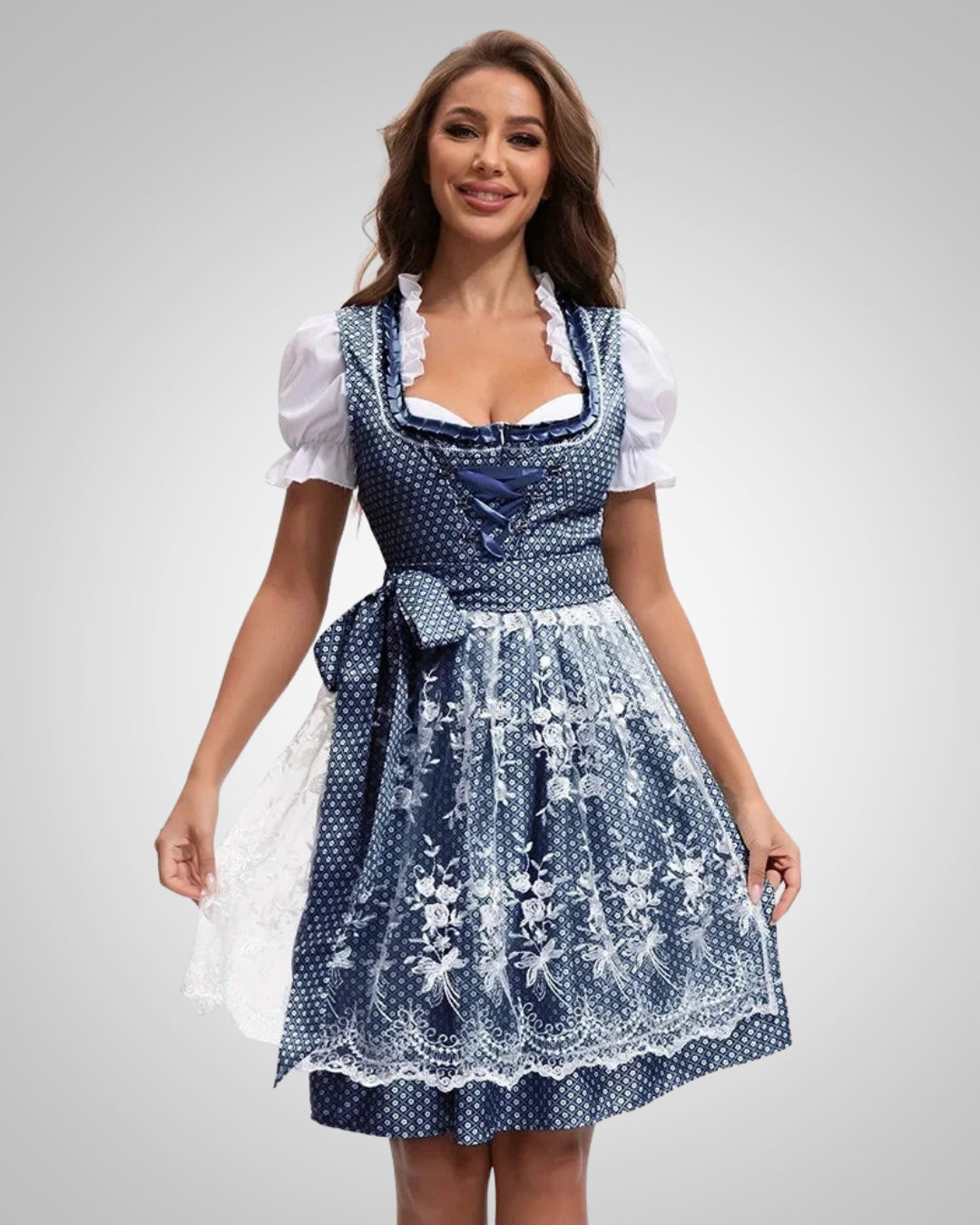 Katharina | Damen Traditionelles Tailliertes Dirndl