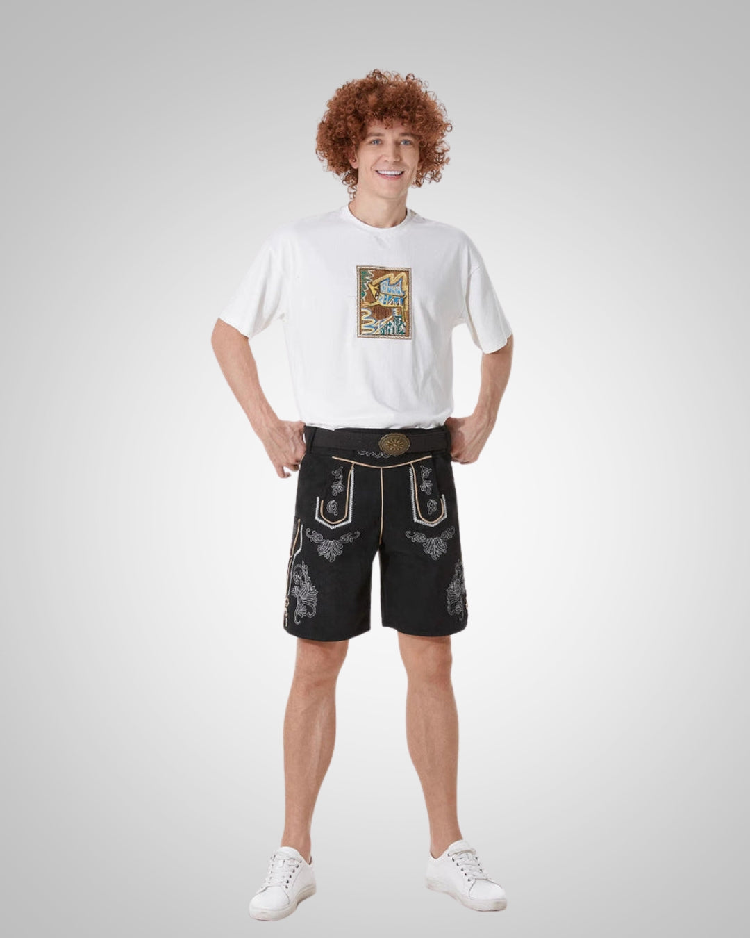 Niklaus | Herren Trachten Stickerei Shorts