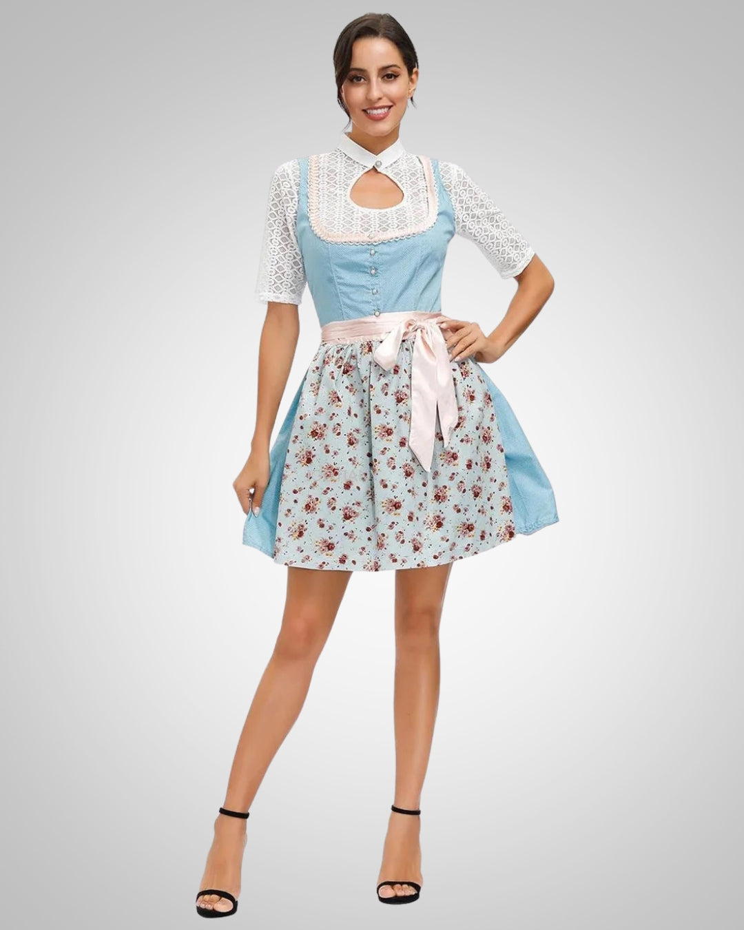 Josephine | Damen Traditionelles Besticktes Dirndl