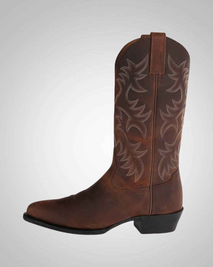 Emma | Damen Hohe Bestickte Westernstiefel