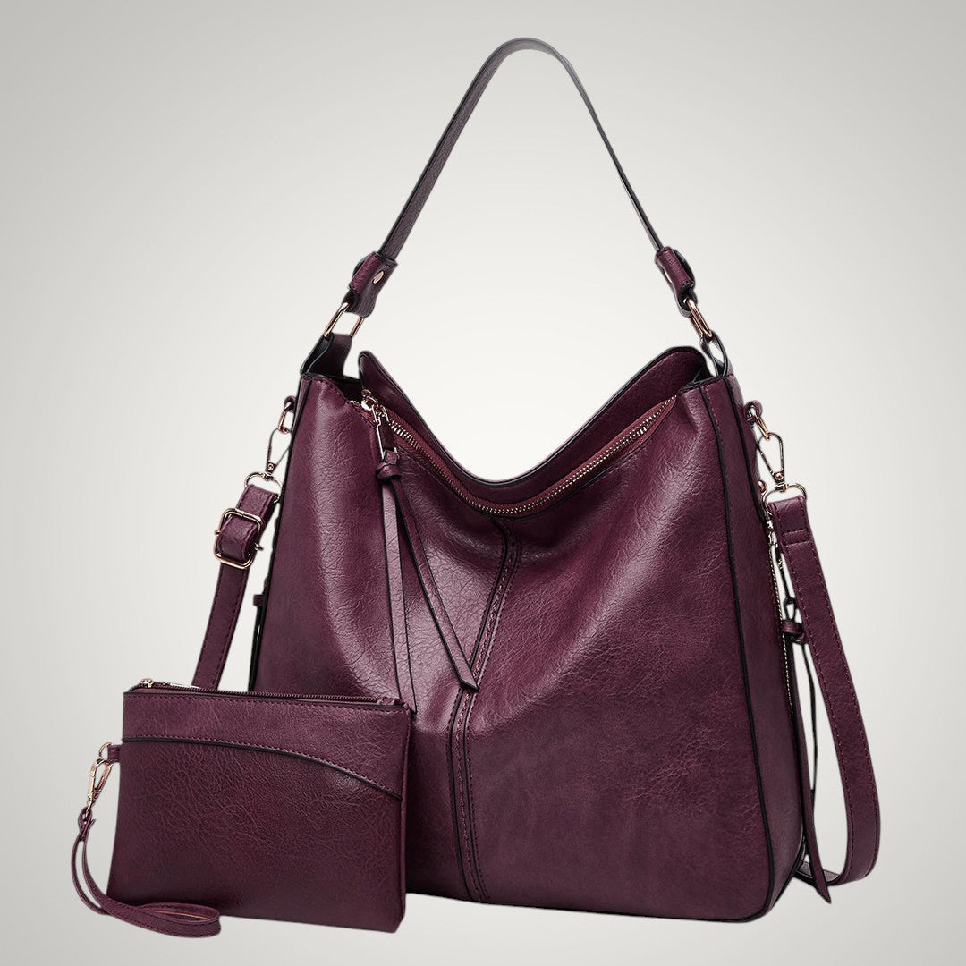 Gabriele | Damen Vielseitige Leder Schultertasche