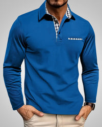 Asher | Men's Classic Long-Sleeve Polo Shirt
