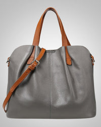Daniela | Elegant Leather Bag with Lychee Embossing for Women