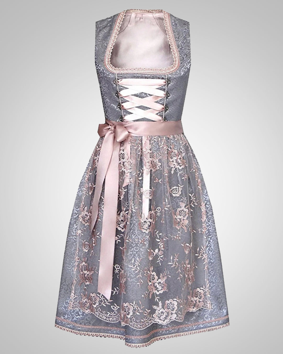 Federica | Damen Traditionelles Besticktes Dirndl