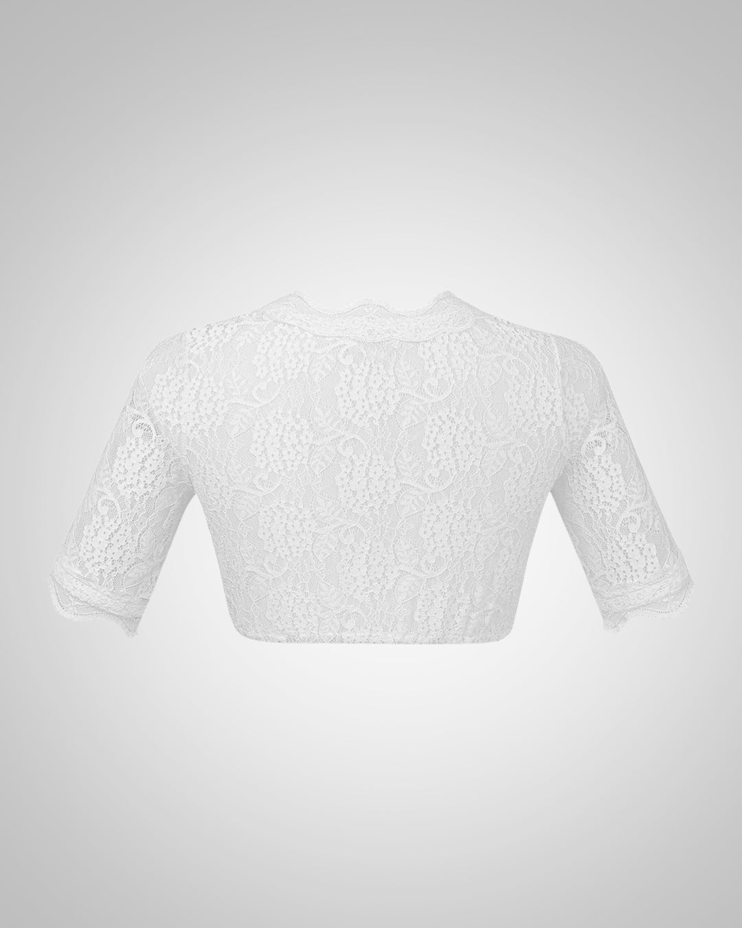 Delia | Damen Kurzarm V-Ausschnitt Dirndlbluse