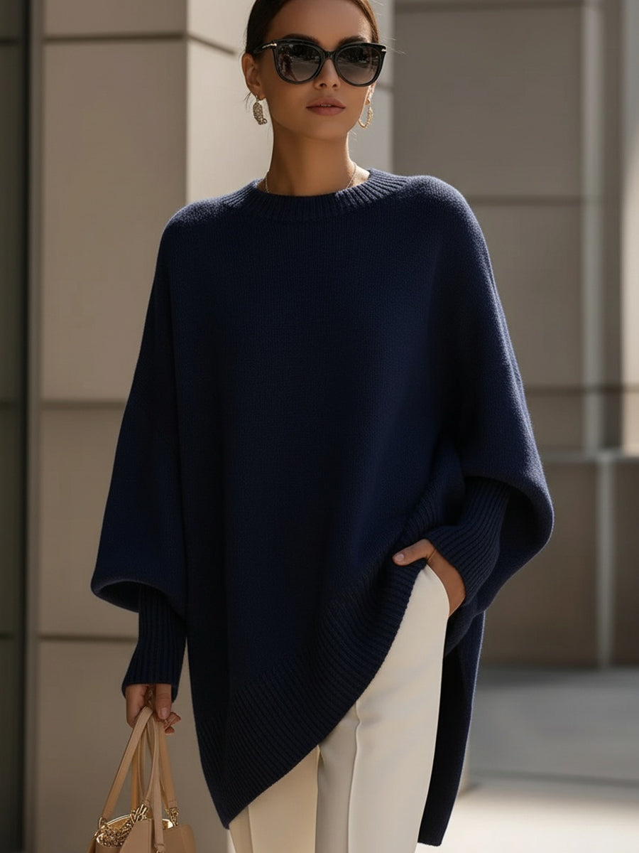 Samantha | Maglione oversize da donna con maniche a pipistrello