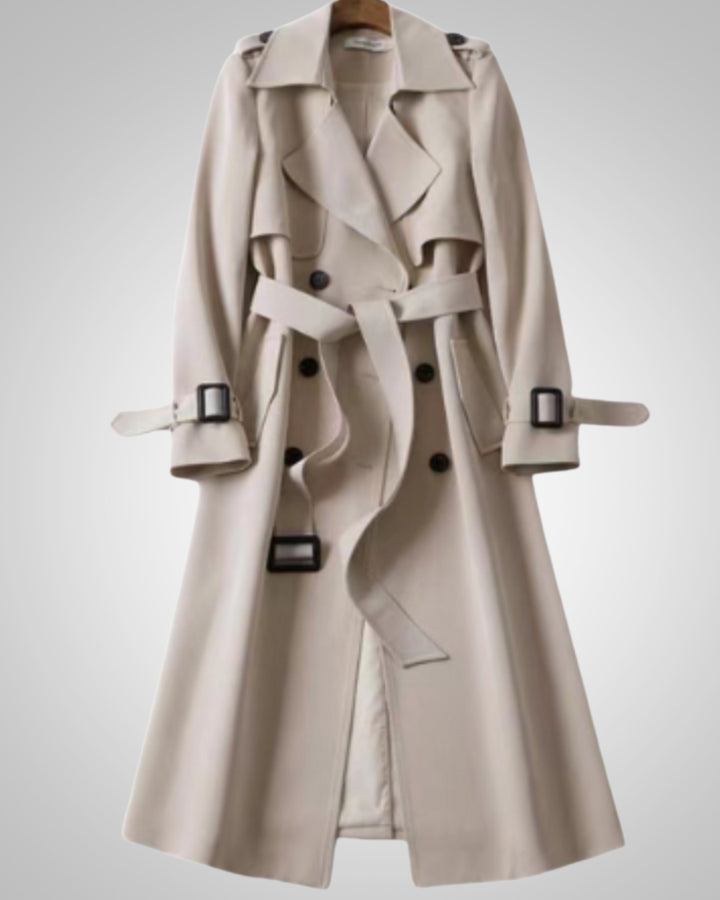 Sandra | Trench-coat classique avec ceinture nouée pour femmes