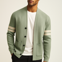 Arthur | Herren Modischer Knopfleiste Strickpullover