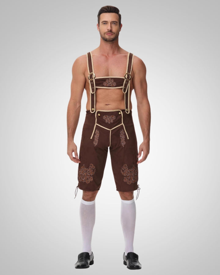 Marco | Herren Trachten Stickerei Lederhose