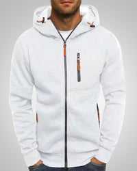 Elijah | Felpa con cappuccio casual da uomo con tasche e zip