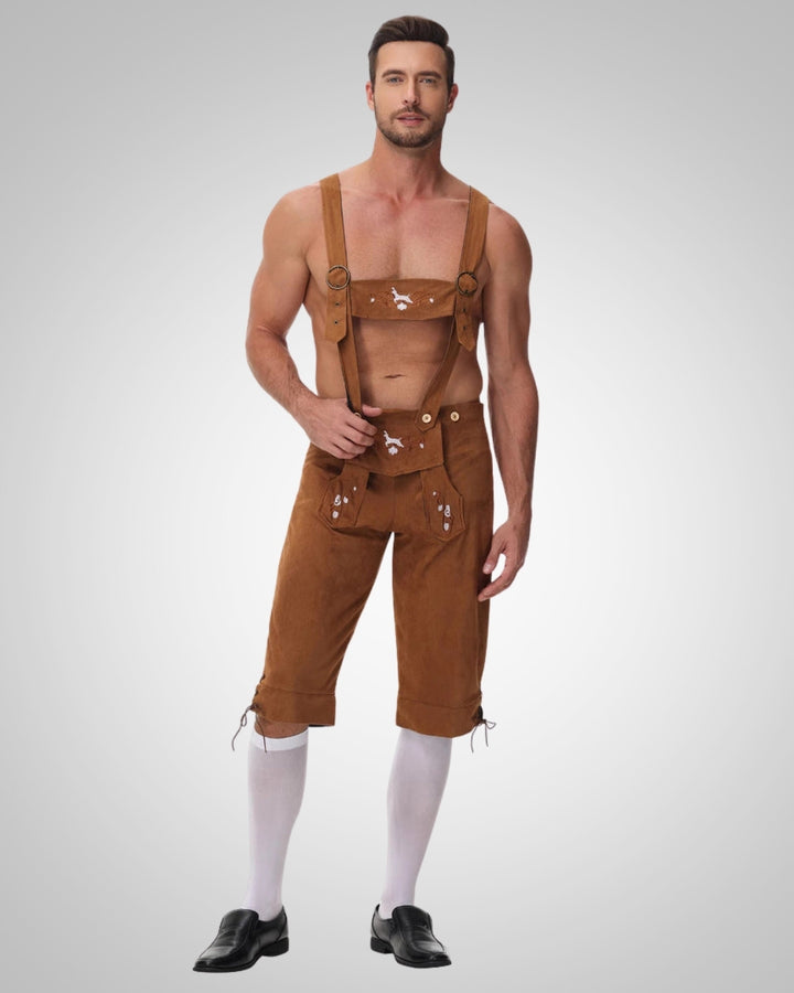 Marco | Herren Trachten Stickerei Lederhose