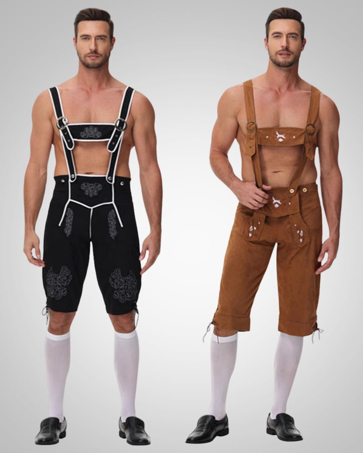 Marco | Herren Trachten Stickerei Lederhose