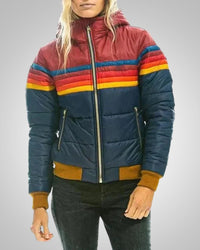 Anna | Damen Outdoor Wasserdichte Winter Jacke mit Kapuze