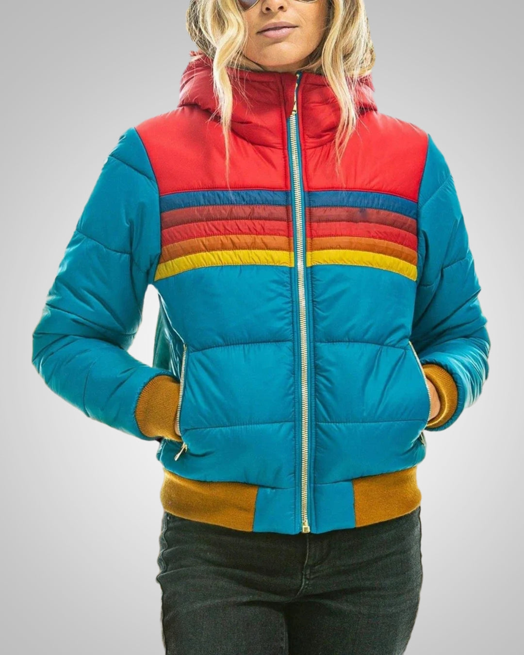 Anna | Damen Outdoor Wasserdichte Winter Jacke mit Kapuze