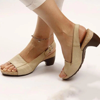 Margrit | Sandales slingback à talon bloc pour femme