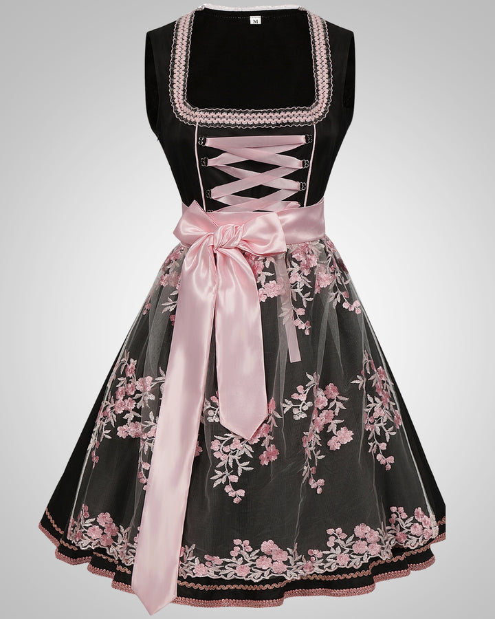 Katharina | Damen Festliches Blumenmuster Dirndl