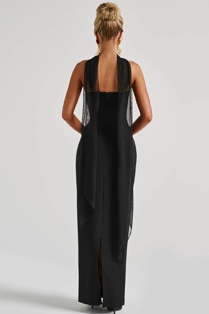 Kennedy | Robe longue moulante sans bretelles pour invitée de mariage
