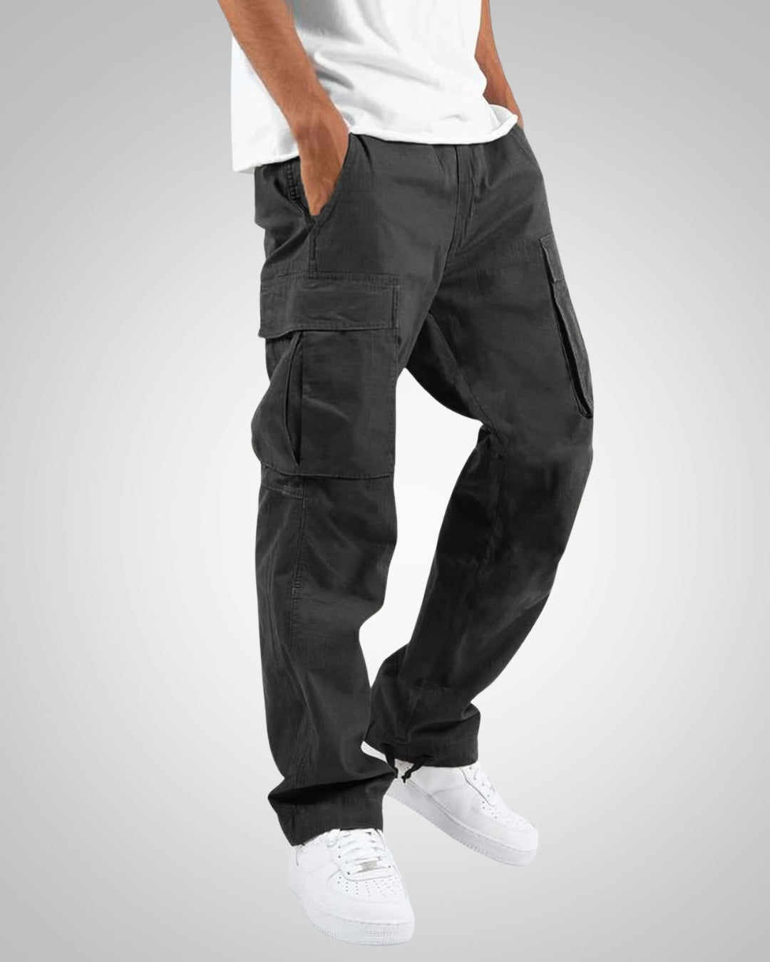 Jakob | Herren Lässige Regular Fit Cargohosen