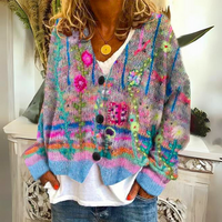 Eline | Pullover cardigan lavorato a maglia da donna