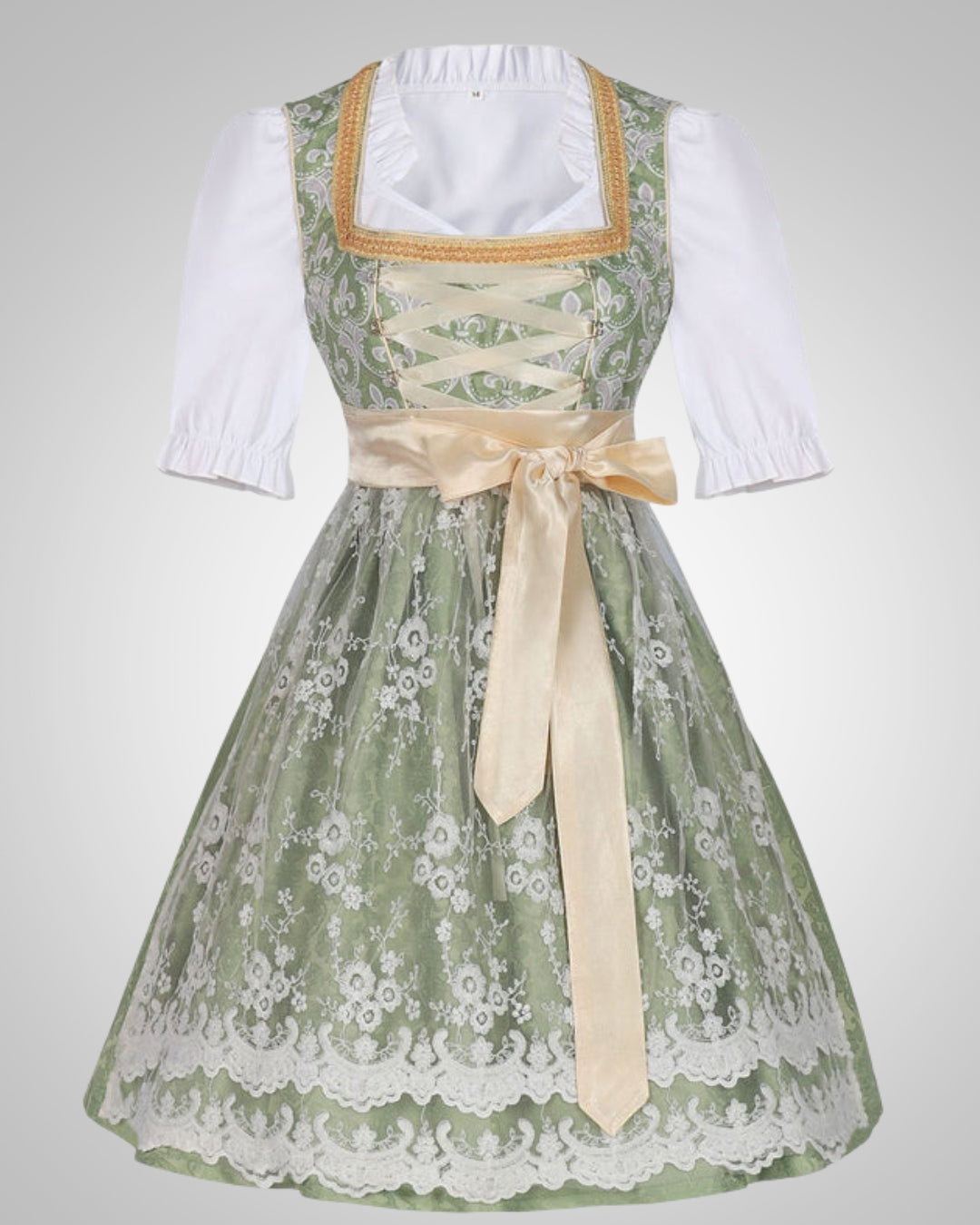 Larissa | Damen Traditionelles Tailliertes Dirndlkleid