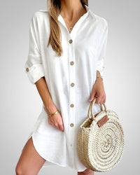 Nele | Women's Summer Button Shirt Dress