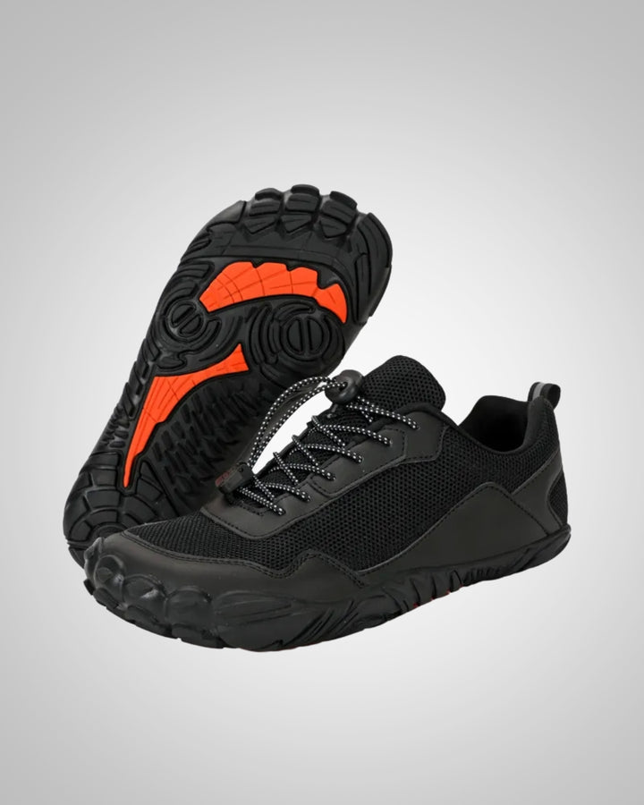 Andreas | Scarpe da trekking elastiche con lacci da uomo per piedi nudi