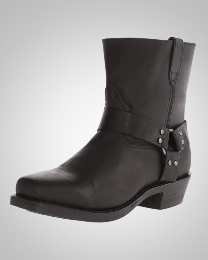 Ivan | Herren Reissverschluss Westernstiefel mit Zierriemen