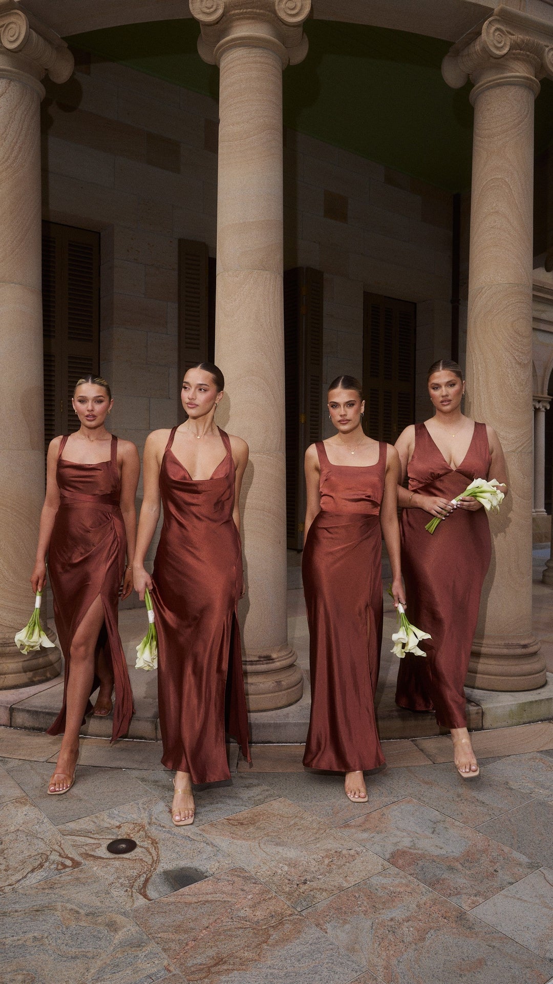 Aline | Damen Elegantes Eckigem Ausschnitt Hochzeitsgastkleid