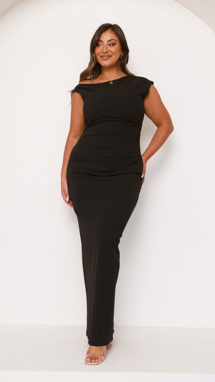 Felicitas | Damen Elegantes Klassisches Maxikleid