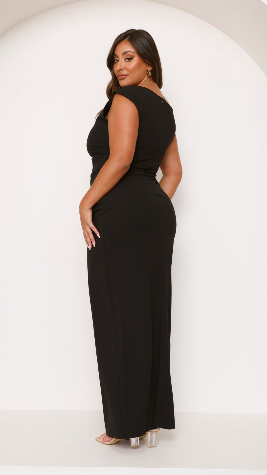 Felicitas | Damen Elegantes Klassisches Maxikleid