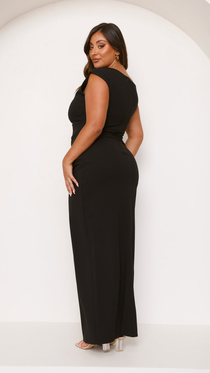Felicitas | Damen Elegantes Klassisches Maxikleid
