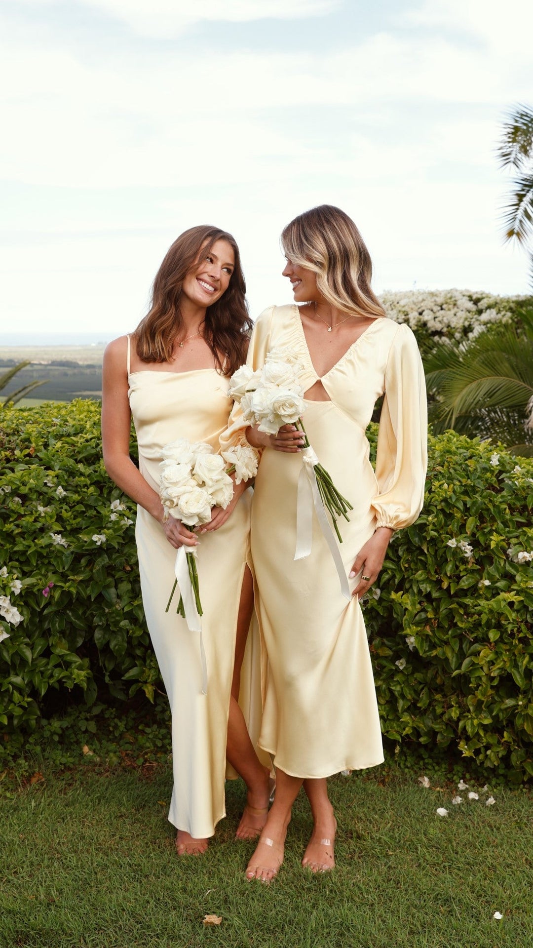 Elsa | Robe élégante à bretelles spaghetti pour invitées de mariage femme