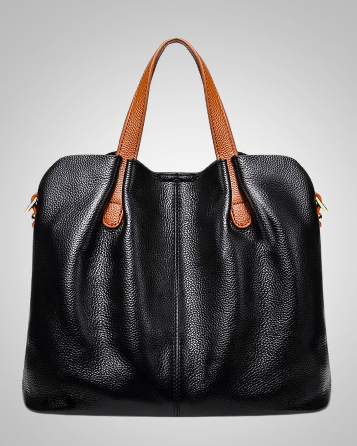 Daniela | Elegant Leather Bag with Lychee Embossing for Women
