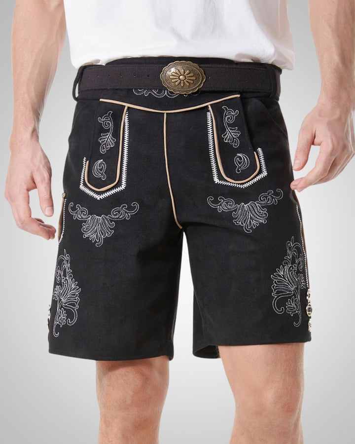 Niklaus | Herren Trachten Stickerei Shorts