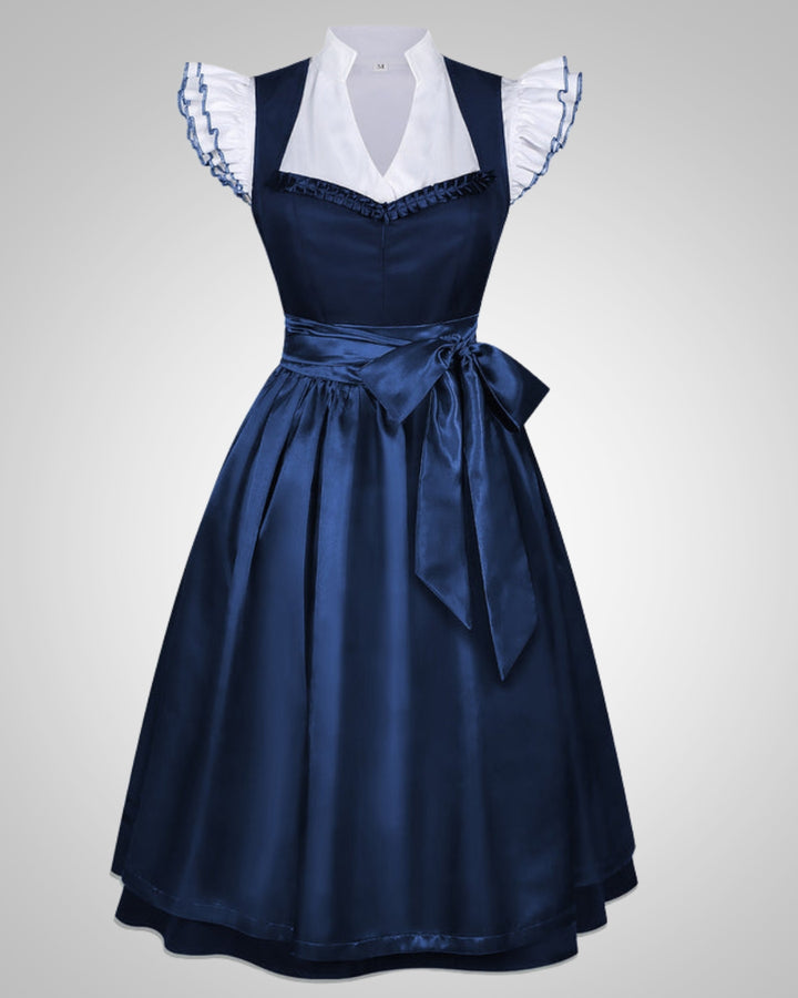 Larissa | Damen Traditionelles Tailliertes Dirndlkleid