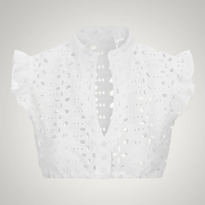 Muriel | Damen Traditionelle Taillierte Dirndlbluse