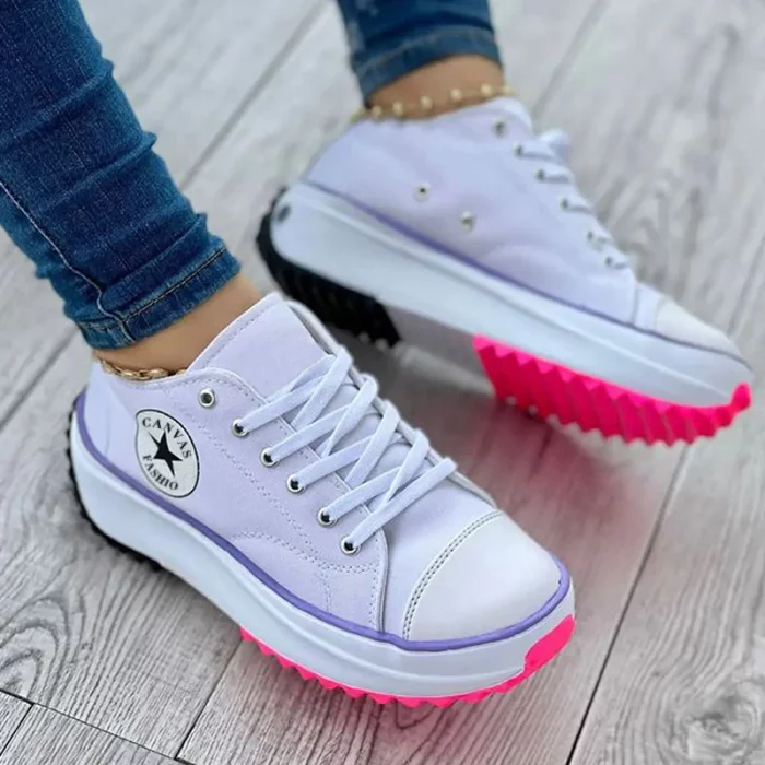 Renata | Sneakers classiche con plateau da donna