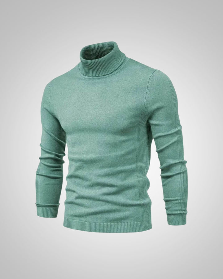 Ueli | Caldo pullover da uomo a collo alto dalla vestibilità slim